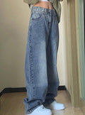 Women's Casual 90S Baggy Denim Pants - UrbanLaws