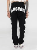 Skull Denim Jeans - UrbanLaws