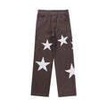 Embroidery Star Baggy Jeans - UrbanLaws