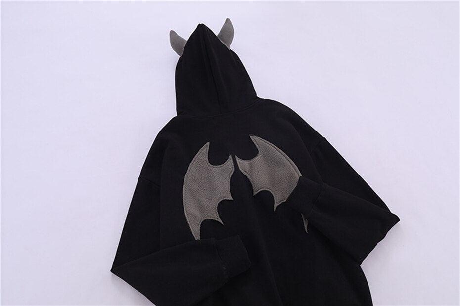 Bat Wings "Hew Vigo" Zip Up Hoodie - UrbanLaws