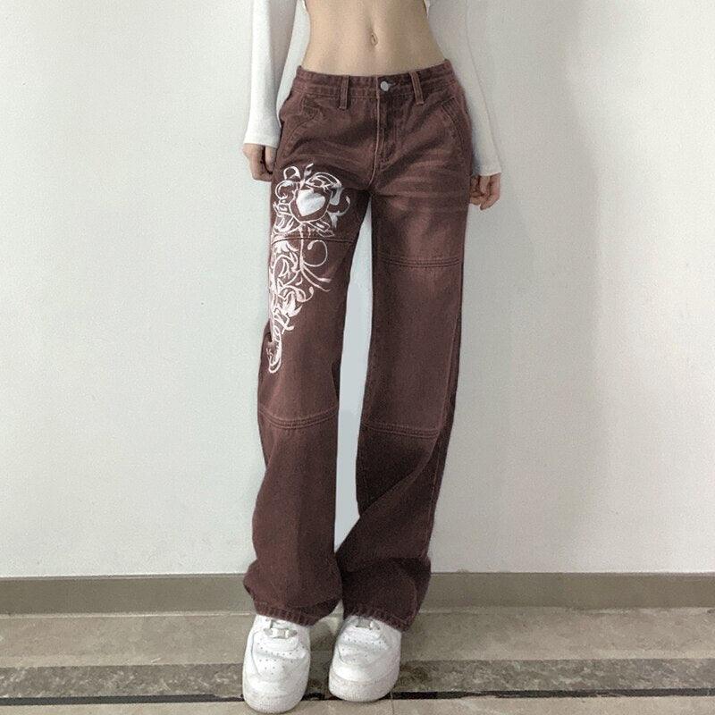 Vintage Low-waist Pants - UrbanLaws