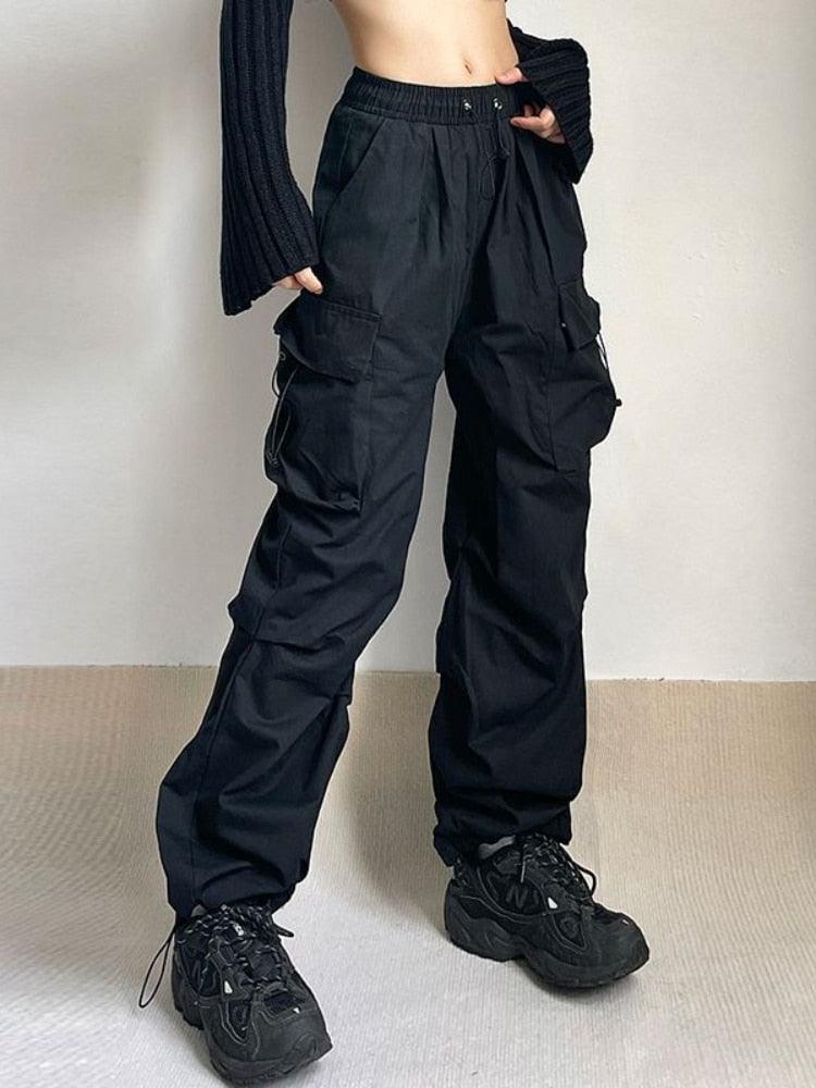 Y2K Parachute Cargo Pants - UrbanLaws