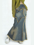 Vintage Star Maxi Skirt - UrbanLaws