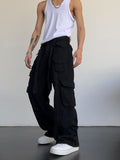 Retro All-over Pockets Cargo Pants - UrbanLaws