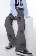 Y2K Stars Graphic Jeans - UrbanLaws