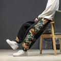 Flower Embroidery Sweatpants - UrbanLaws