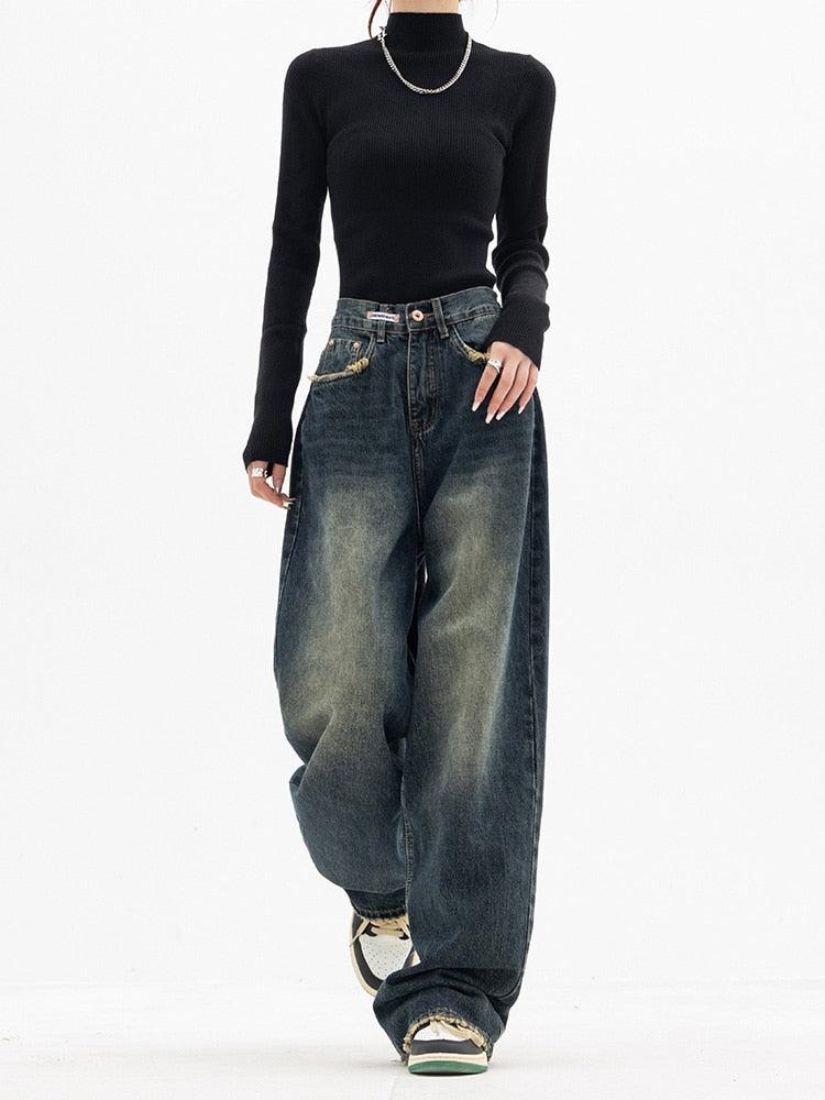 Vintage High Waist Women's Jeans - UrbanLaws