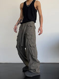 Retro All-over Pockets Cargo Pants - UrbanLaws