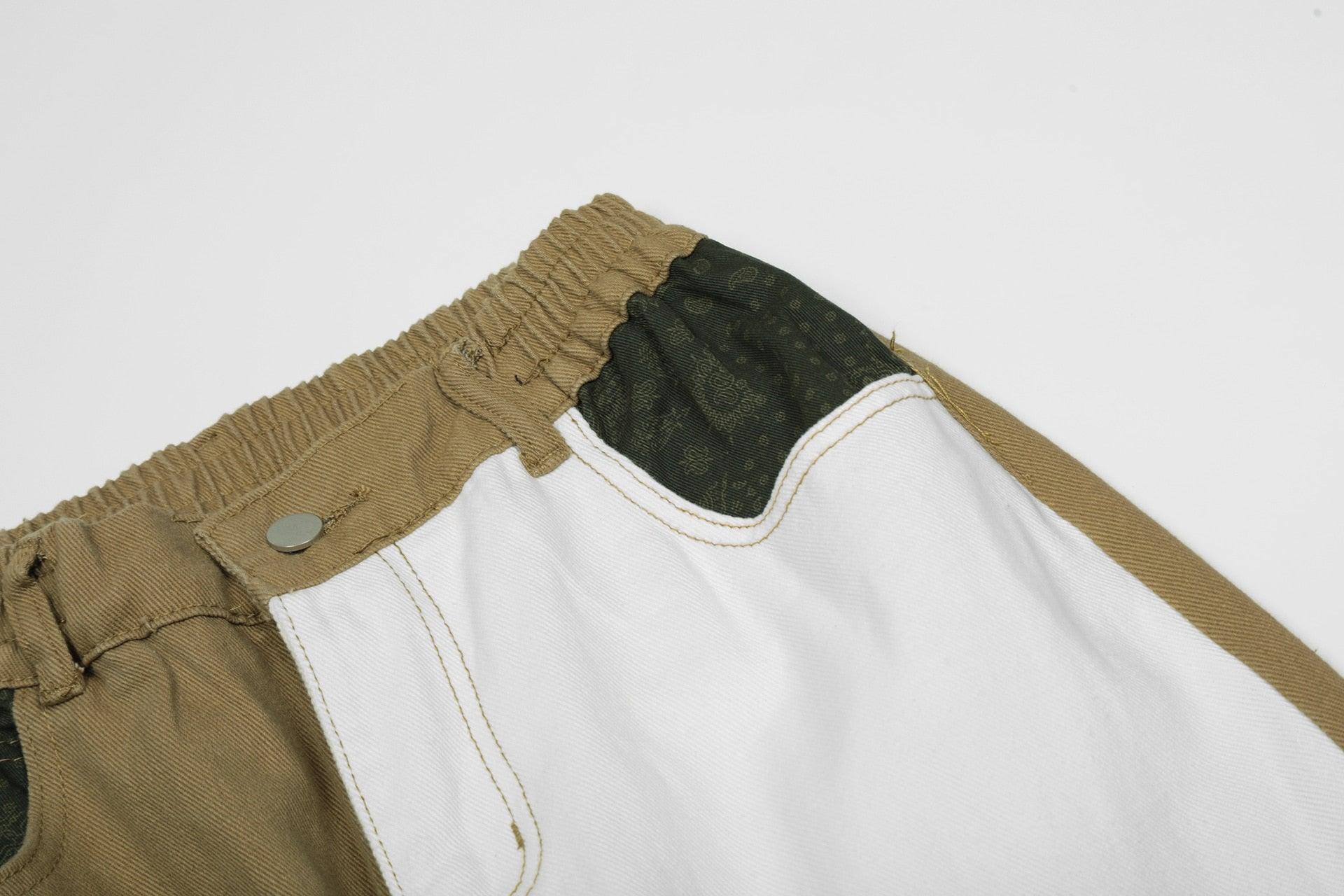 Bandana Patchwork Pants - UrbanLaws