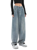 Wide Leg Baggy Denim Pants - UrbanLaws