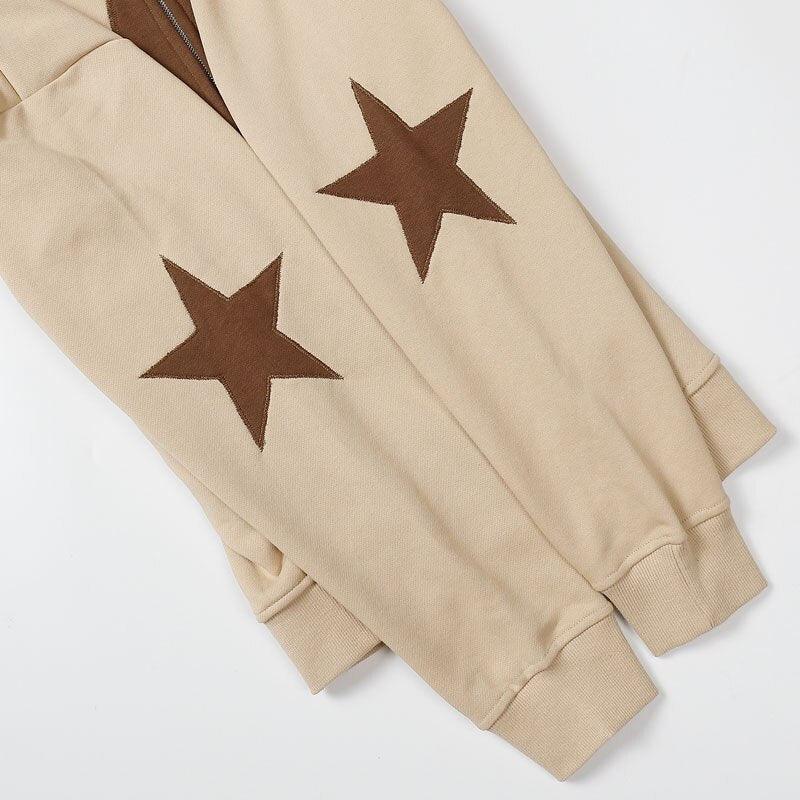 Star Graphic Patch Hoodies - UrbanLaws