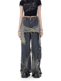 Star Wide Leg Jeans - UrbanLaws