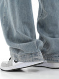 Wide Leg Baggy Denim Pants - UrbanLaws