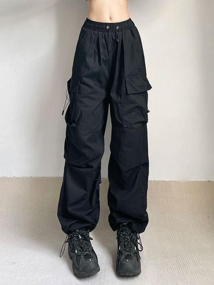 Y2K Parachute Cargo Pants - UrbanLaws