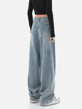 Wide Leg Baggy Denim Pants - UrbanLaws