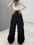 High-Waist Wide-Leg Cargo Pants - UrbanLaws