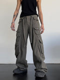 Retro All-over Pockets Cargo Pants - UrbanLaws