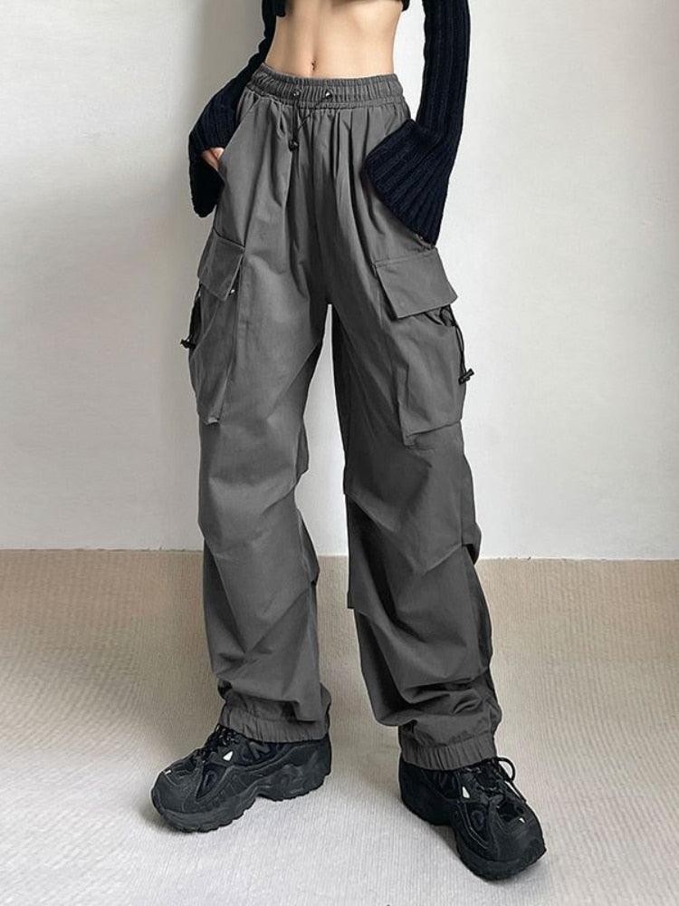 Y2K Parachute Cargo Pants - UrbanLaws