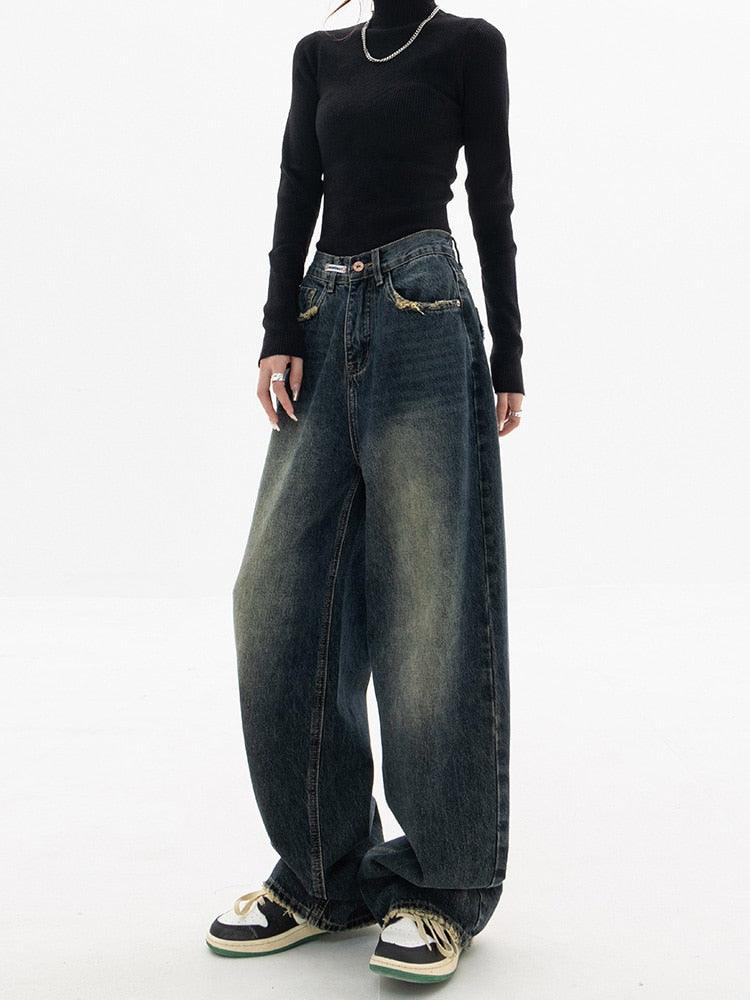 Vintage High Waist Women's Jeans - UrbanLaws