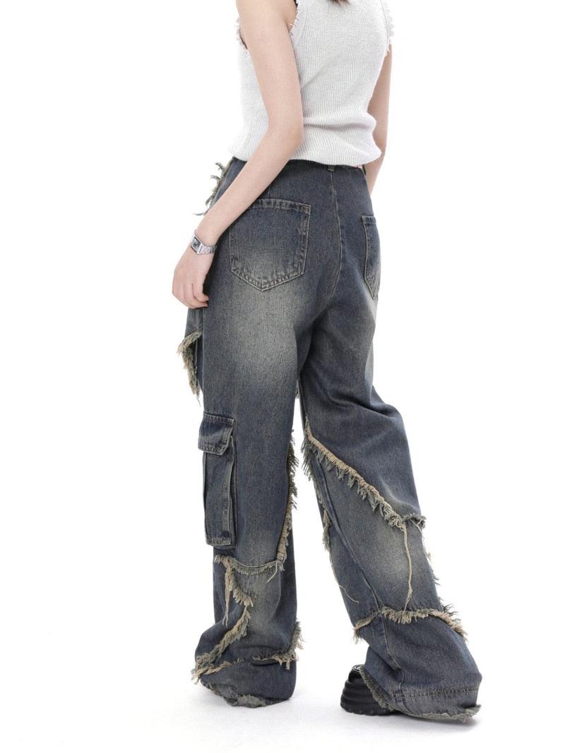 Star Wide Leg Jeans - UrbanLaws