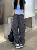 High-Waist Wide-Leg Cargo Pants - UrbanLaws