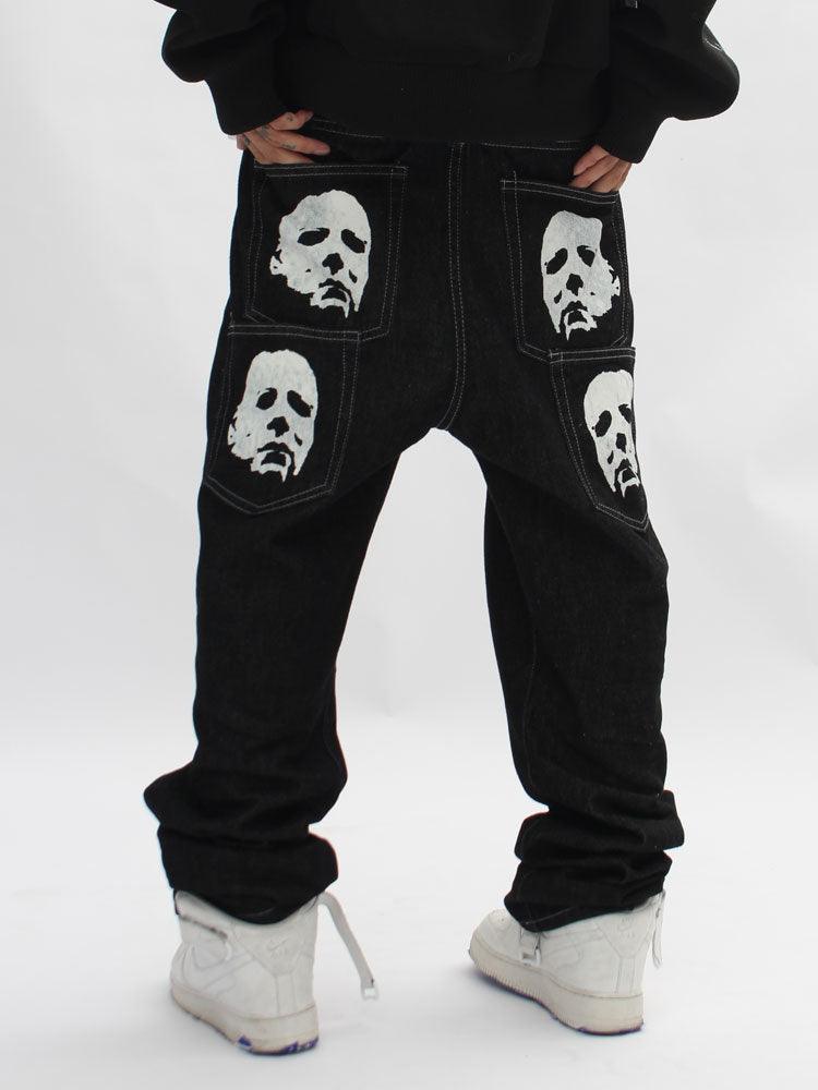 Gothic Vampire Denim Pants - UrbanLaws