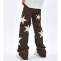 Embroidery Star Baggy Jeans - UrbanLaws