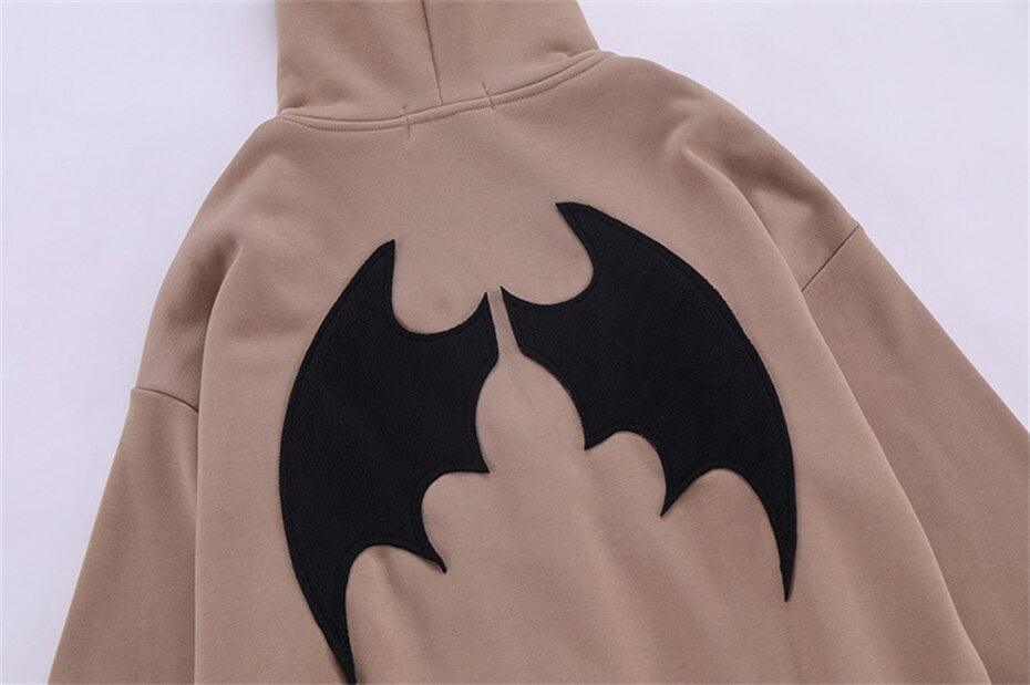 Bat Wings "Hew Vigo" Zip Up Hoodie - UrbanLaws