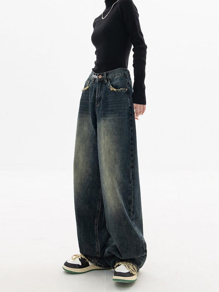 Vintage High Waist Women's Jeans - UrbanLaws