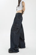 Denim Blue Cargo Pants - UrbanLaws