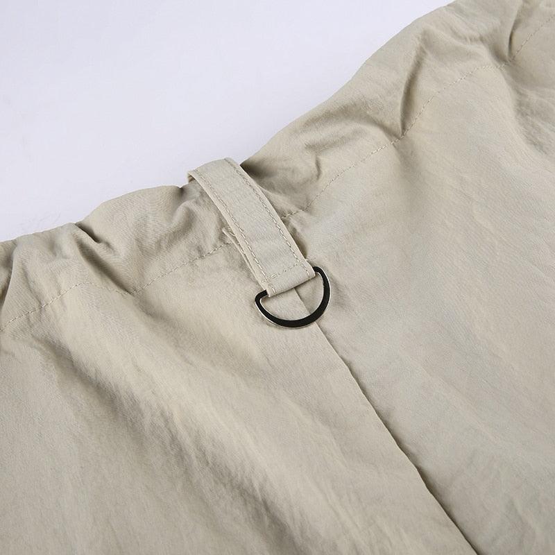 Patchwork Light Khaki Cargo Pants - UrbanLaws