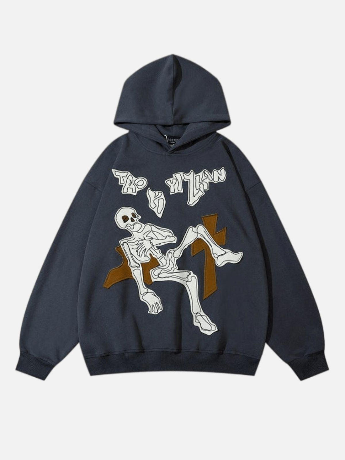 'Skull Hooded' Hoodie - UrbanLaws