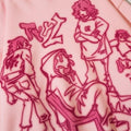 Pink Hooded Sweatshirt Harajuku - UrbanLaws