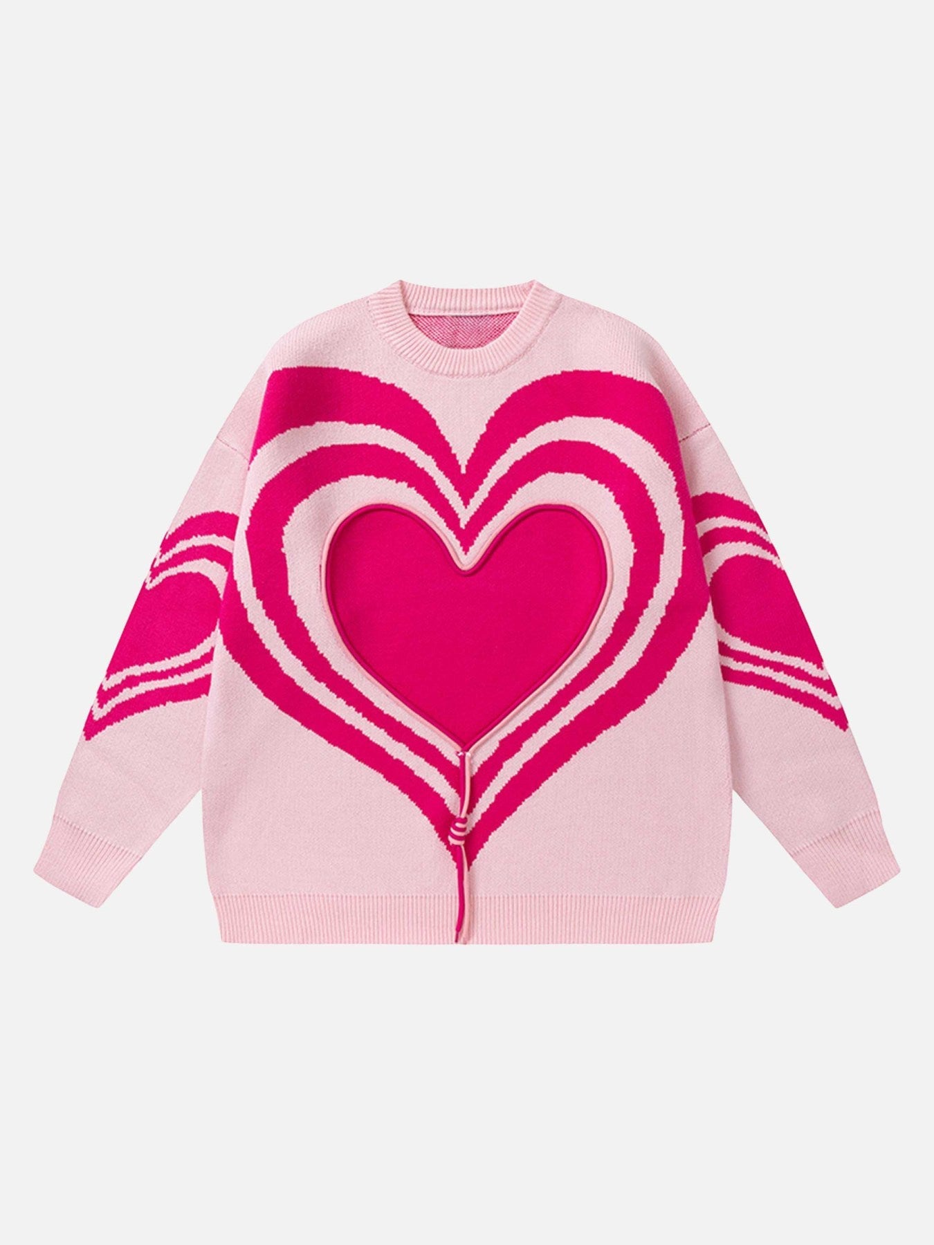 Fashionable And Versatile Love Sweater Knitted Sweater