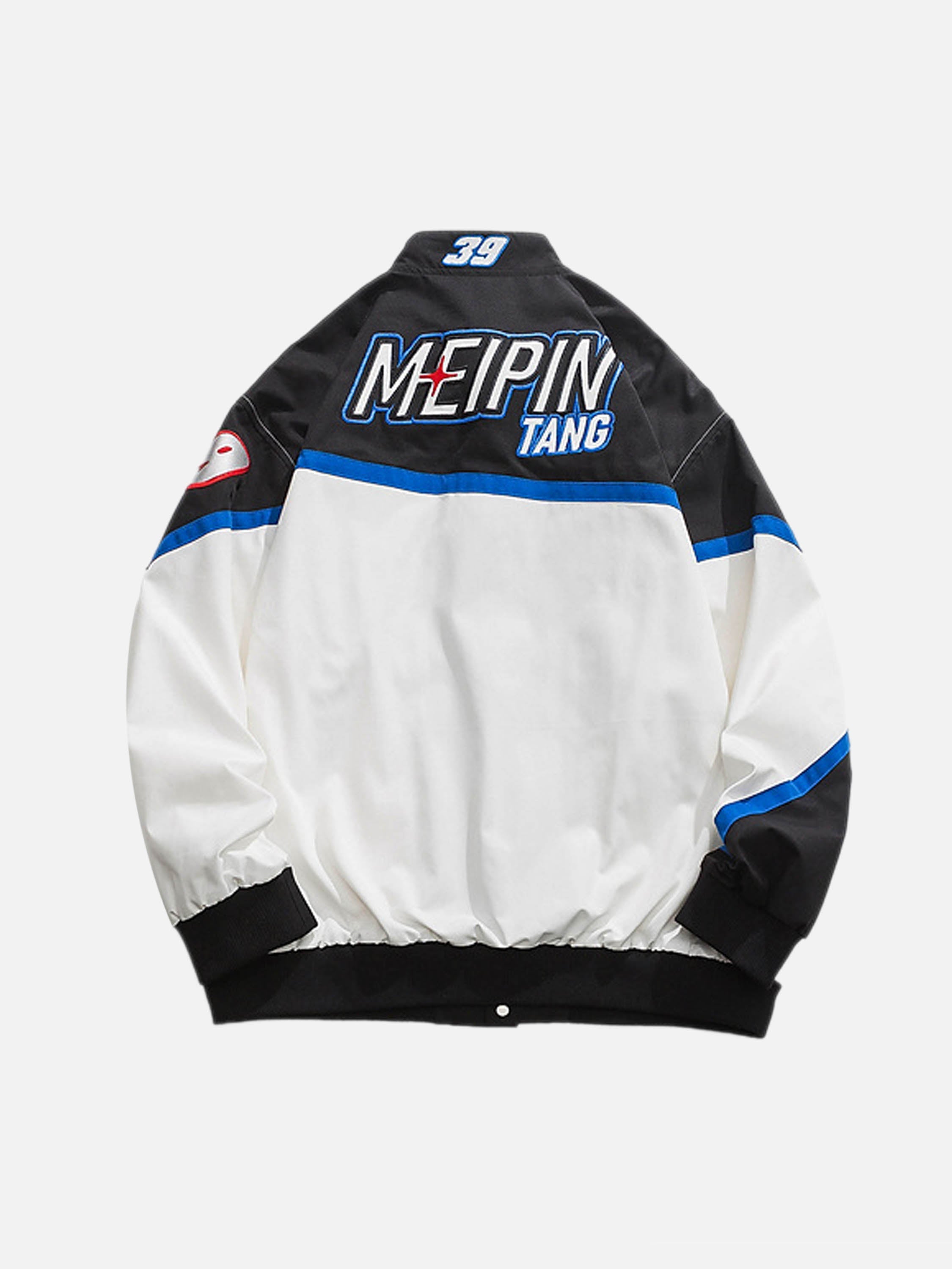 American Street Hip-hop Patchwork Embroidered Jacket