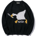 Knitted Sweater Murder Duck, Unisex - UrbanLaws