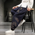 Embroidered Baggy Harem Pants - UrbanLaws