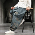 Embroidered Baggy Harem Pants - UrbanLaws