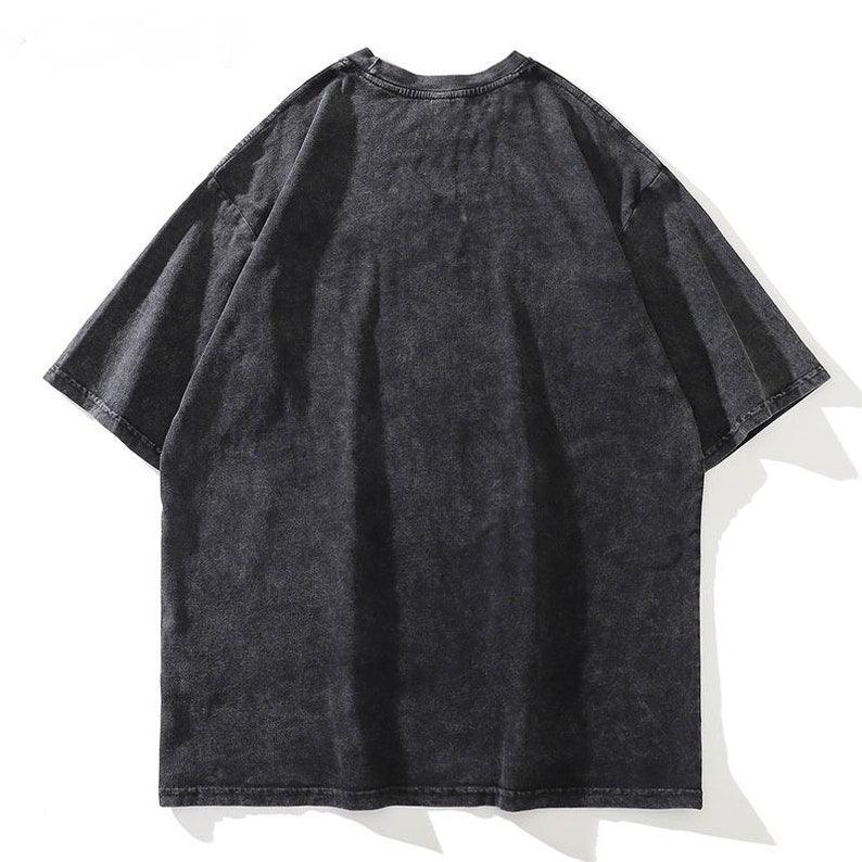 Doberman Washed T shirt Oversize Cotton - UrbanLaws