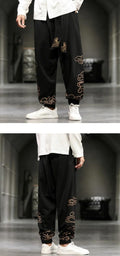 Embroidered Baggy Harem Pants - UrbanLaws