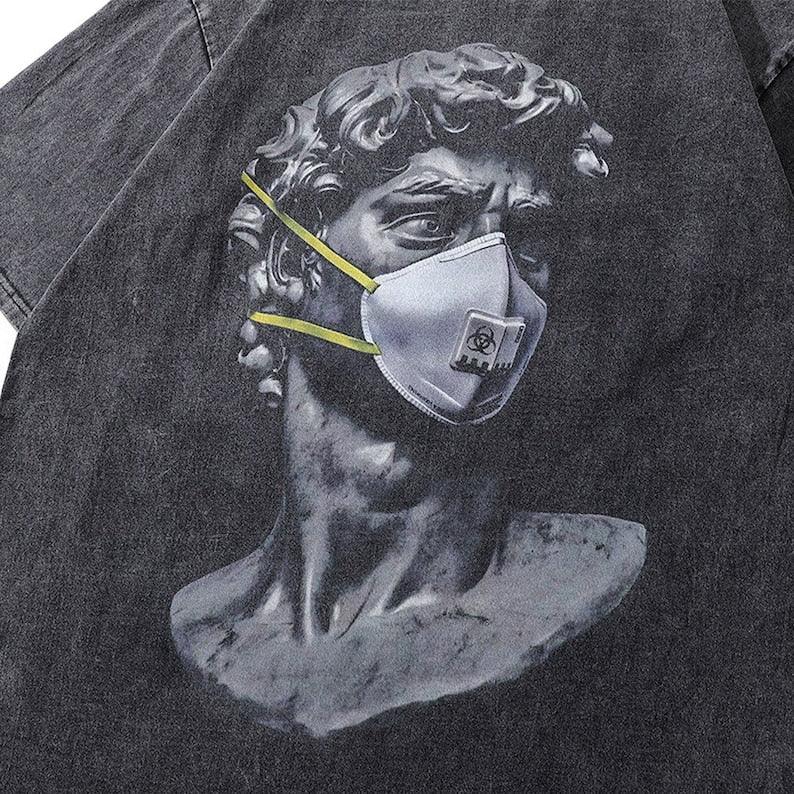 Michelangelo Retro Washed T-shirt - UrbanLaws