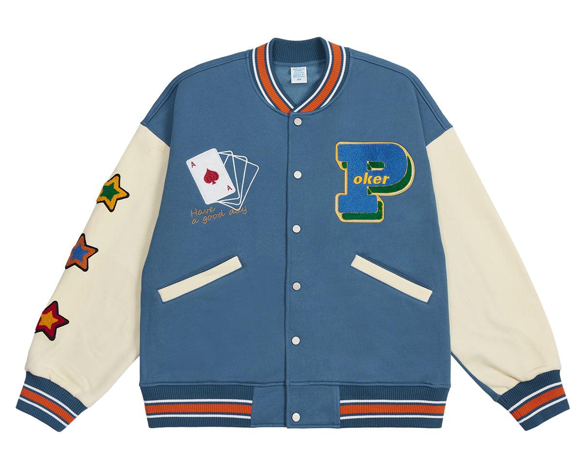 Poker Baseball Jacket Unisex - UrbanLaws