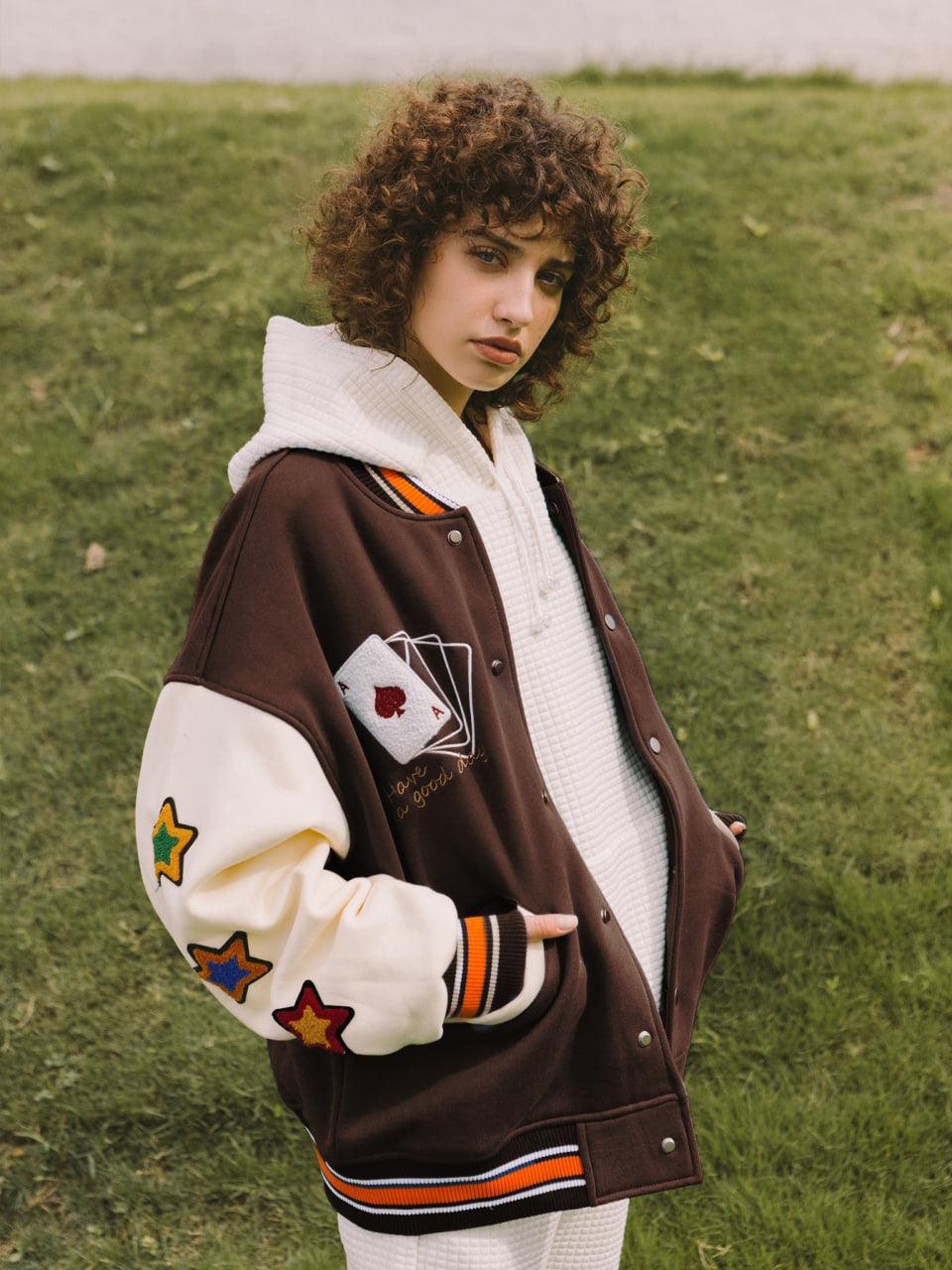 Poker Baseball Jacket Unisex - UrbanLaws